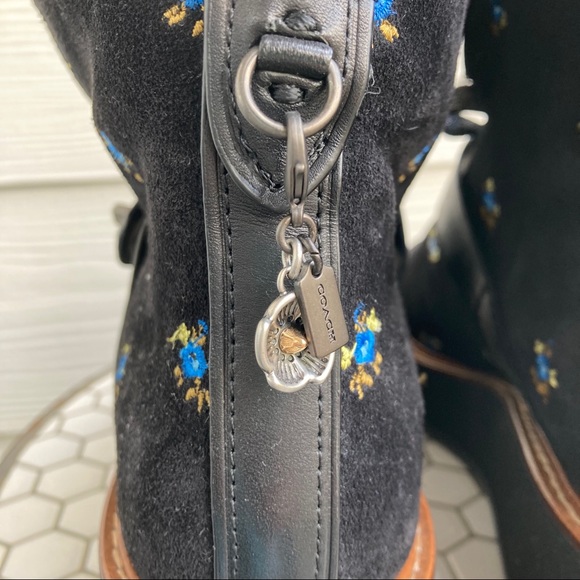 COACH Urban Hiker Boots Black Prairie Leather - Picture 5 of 8